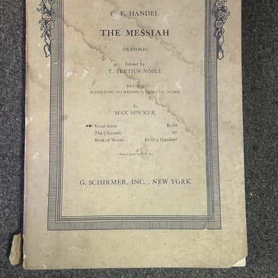 Lot of 9 Old Vintage Books Chorus and Orchestra Sheet Music Creation, Messiah, Lord my God image 7