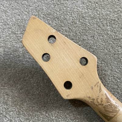 Black Maple 4 String Electric Bass Neck, Rosewood 24 Frets Fingerboard Bild 4