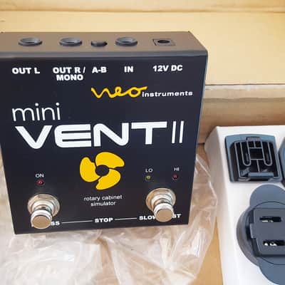 Neo Instruments Mini Vent II Rotary Speaker Cab Simulator Pedal 2010s - Black image 3