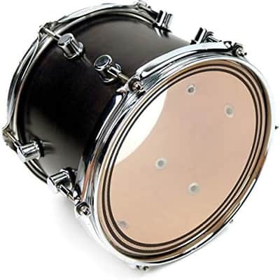 10 Inch Clear Tom Drum Head | 2 Ply Synthetic Film Percussion Skin | Sound Shaping Overtone Control | Acoustic Drum Kit Accessory image 4