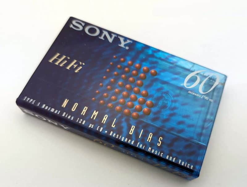 Sealed Sony 60 min. HiFi 60 Type I Normal Bias Blank Cassette Tape image 1