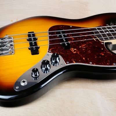 Fender 60th Anniversary American Jazz Bass 2006 Sunburst USA w/ OHSC image 5