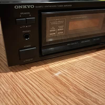 Vintage Onkyo Tx-800 90s receiver and am/fm tuner; powers on and functions but needs some work image 1
