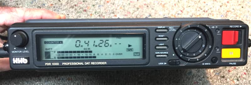 HHB Professional Portadat PDR-1000 Portable  DAT Recorder  with new DAT tapes image 1