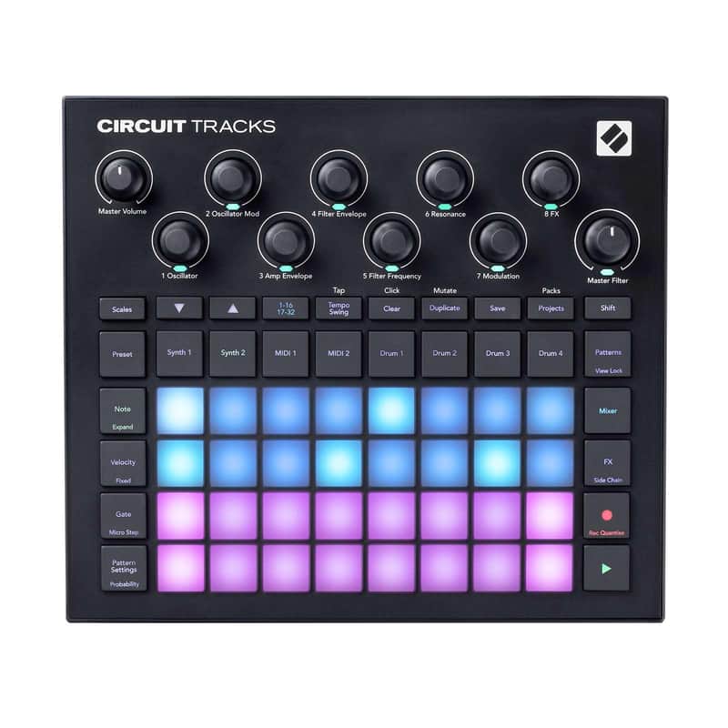 Novation Circuit Tracks Standalone Groovebox Machine w Synths, Drums & Sequencer - Open Box Mint image 1