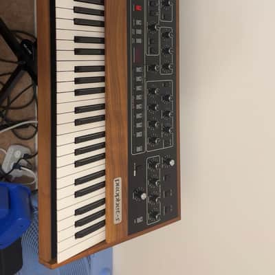 Sequential Prophet-5 61-Key 5-Voice Polyphonic Synthesizer 2020 - Present - Black with Wood Sides image 1