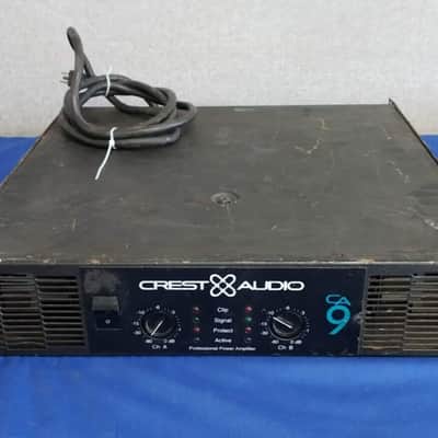 Crest Audio CA-9 Stereo Power Amplifier 550 Watts Per Channel Tested Good image 1