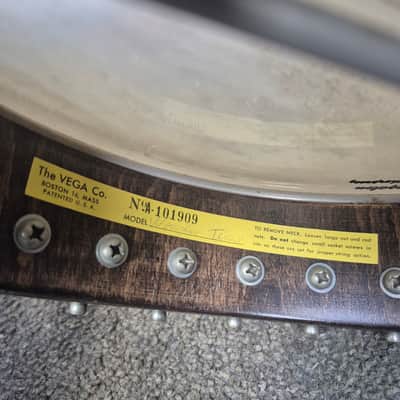 1962 Vega Wonder 4 String Banjo w/ Original Lifton Hard Shell Case image 15