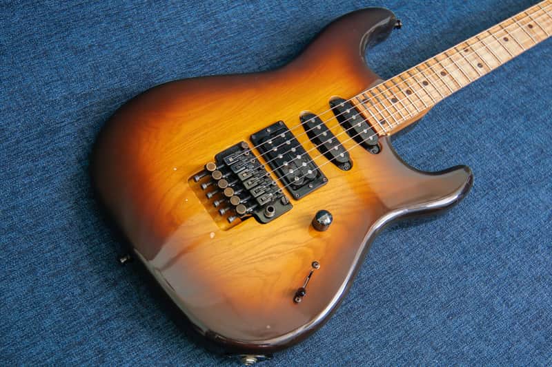 Music Works Super Strat - Jim Foote late 80-s Sunburst image 1