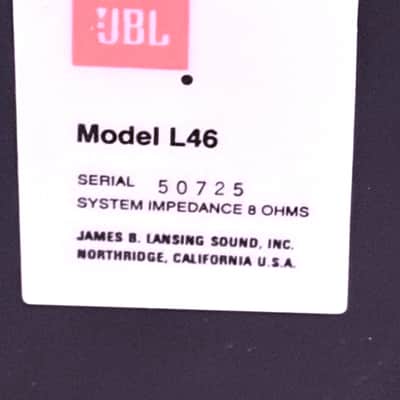 JBL L46 Bookshelf Speakers image 7