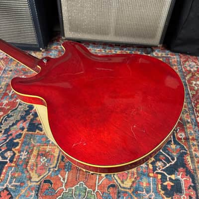 Yamaha SA700 Semi Hollowbody ES335 Type 1981 Persimmon Red image 10