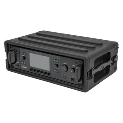 SKB Shallow Rack 3U - Roto-Molded for Durability & Impact Resistance, Waterproof & Stackable Design, with Twist Latches & Rubber Feet - Ideal for Secure Equipment Storage & Transport, Black image 9