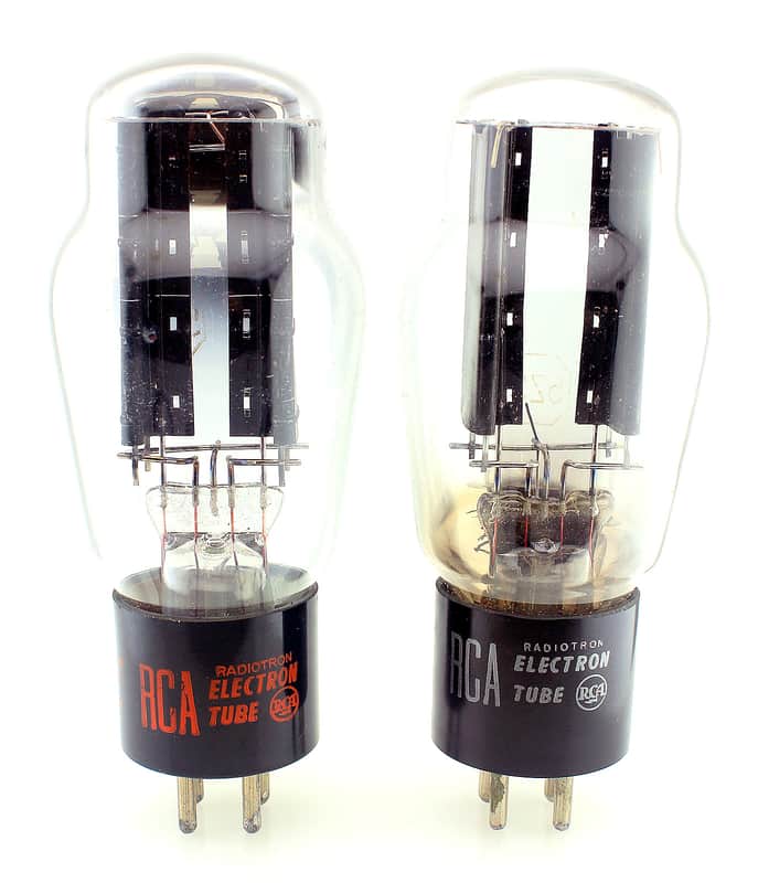 2 pcs. VINTAGE 1964 RCA 5Z3 VT-145 BLACK PLATE NOS VACUUM TUBES image 1