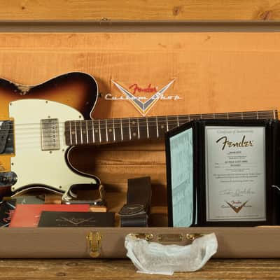 Fender Custom Shop 62 Telecaster Custom HS Heavy Relic 3-tone Sunburst image 10