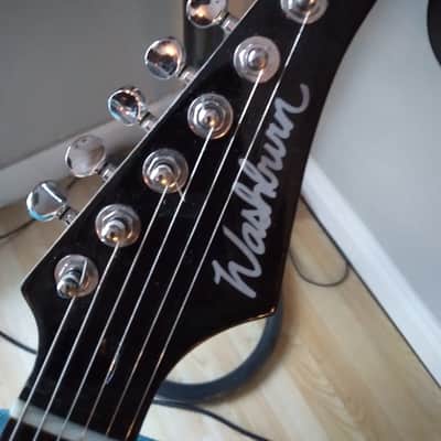 Rescued, Restored, Revamped and Upgraded Washburn Idol Guitar in Gloss Black image 6