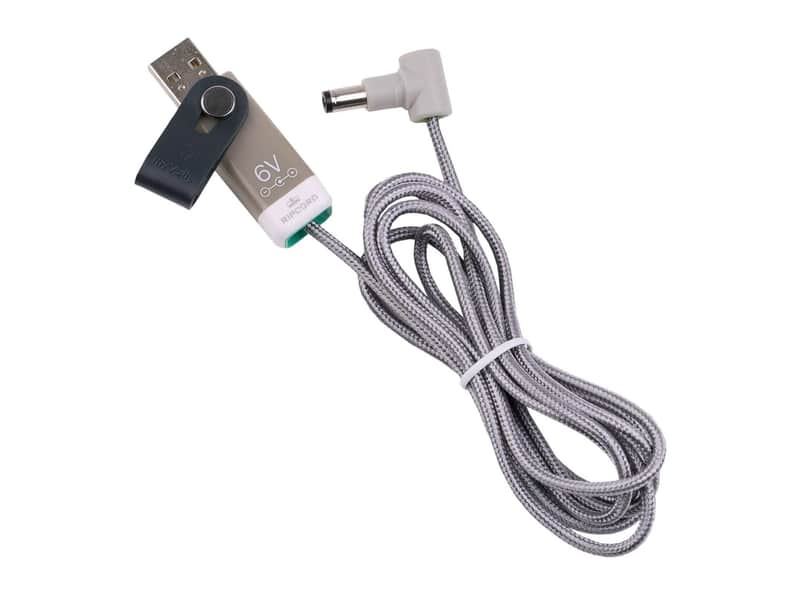 myVolts Ripcord USB to DC Power Cable - 6V (Center Positive, 2.1mm Tip) image 1
