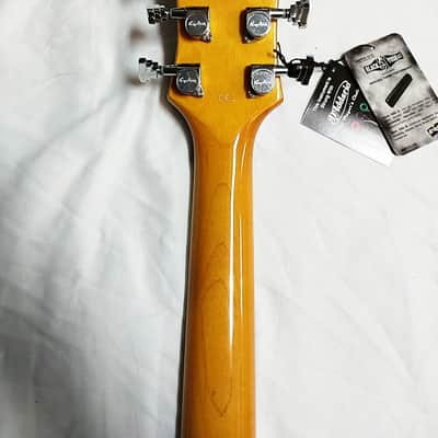 Hagstrom Super Viking Semi Hollow Dandy Dandelion NEW Electric Guitar Amber image 8