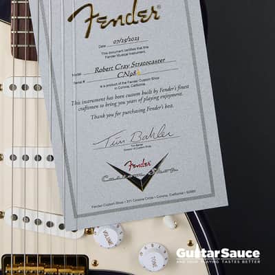 Fender Custom Shop Hardtail Stratocaster Robert Cray Signature Violet 2005 Used (cod.1249UG) image 11