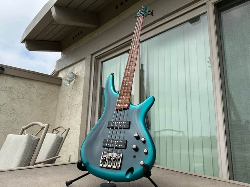 Video! Ibanez SR300E-CUB Standard Soundgear Bass 2020 - Present - Cerulean Aura Burst image 1