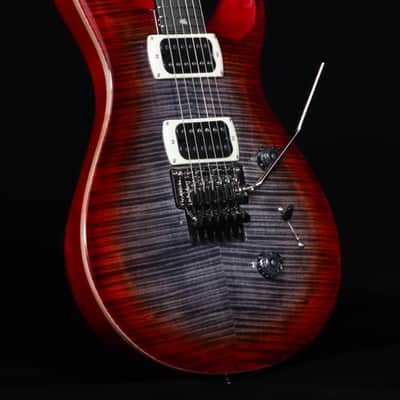 PRS SE Custom 24 Floyd Rose, Charcoal Cherry Burst image 4