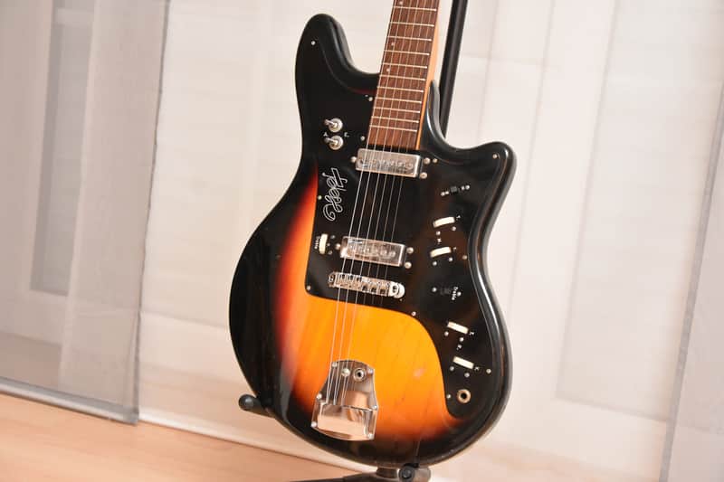 Hopf Telstar Standard – 1960s German Vintage Solidbody Guitar / Gitarre image 1