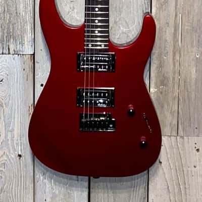 Jackson JS Series JS12 Dinky with Amaranth Fretboard 2023 Metallic Red, It's a Rocking Machine ! image 2