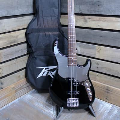 Used Peavey Zodiac DE 4 String Mirror Pickguard Electric Bass Guitar with Gigbag image 12