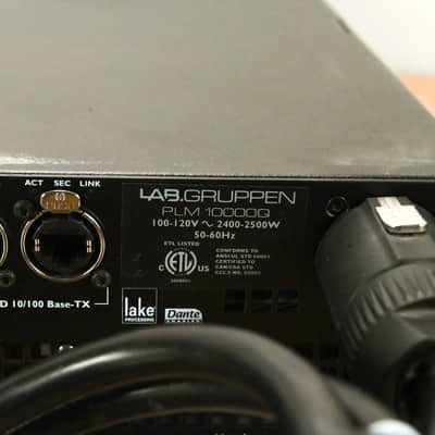 Lab Gruppen PLM 10000Q Powered Loudspeaker Management System CG0104M image 11
