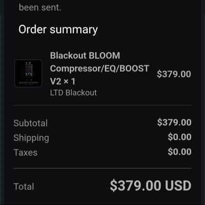 Jackson Audio Bloom Compressor / EQ V2 2026 Limited Edition Blackout image 8