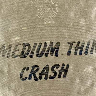 1st GENERATION 18” VINTAGE Sabian MEDIUM THIN HH Crash 1420g image 2