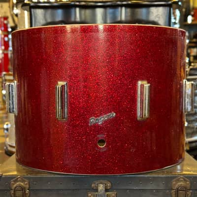 VINTAGE 1960's Rogers "Mercury" Model 14x20 Bass Drum Shell in Red Sparkle image 1
