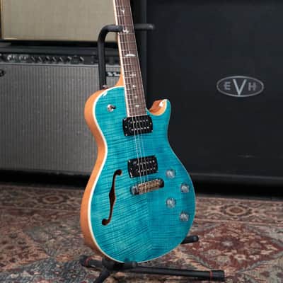 PRS SE Zach Myers Signature Electric Guitar - Myers Blue with Gig Bag image 14