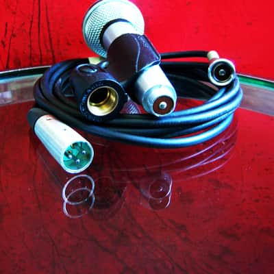 Vintage 1970's Shure PE585 / SA585 dynamic cardioid microphone High Z w accessories 585SA SM58 # 1 image 11