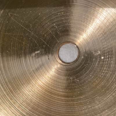 Late 80's Zildjian 12" Special Recording (S.R.) Hi-Hat Cymbal Pair 760g/744g image 7