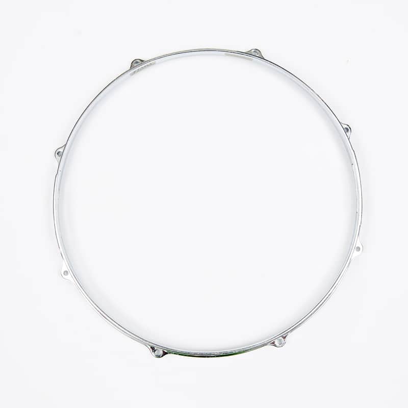 Tama Star-Cast 14" 8-lug snare side hoop 1990-2000 - Chrome image 1