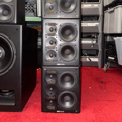 Miller & Kreisel (Set 2) MPS-5310 Sub, 3x MPS-2510, 4x S-100B (One S-100B Needs Foam Repair) 1900's-2000's image 5