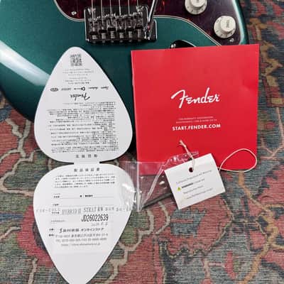 Fender Shimokura FSR Hybrid II Stratocaster w/Matching Headstock 2025 Sherwood Green Metallic MIJ Japan w/Tags - 2026 image 3