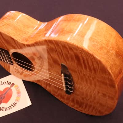 Rebel Curly Mango Gloss Tenor with Ebony Fretboard & Bridge #5151 image 21