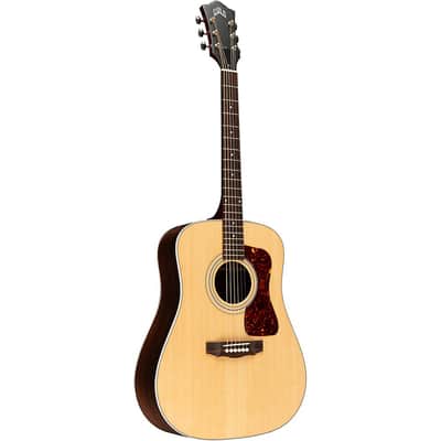 Guild D-50 Standard Dreadnought Acoustic Guitar Regular Natural image 3