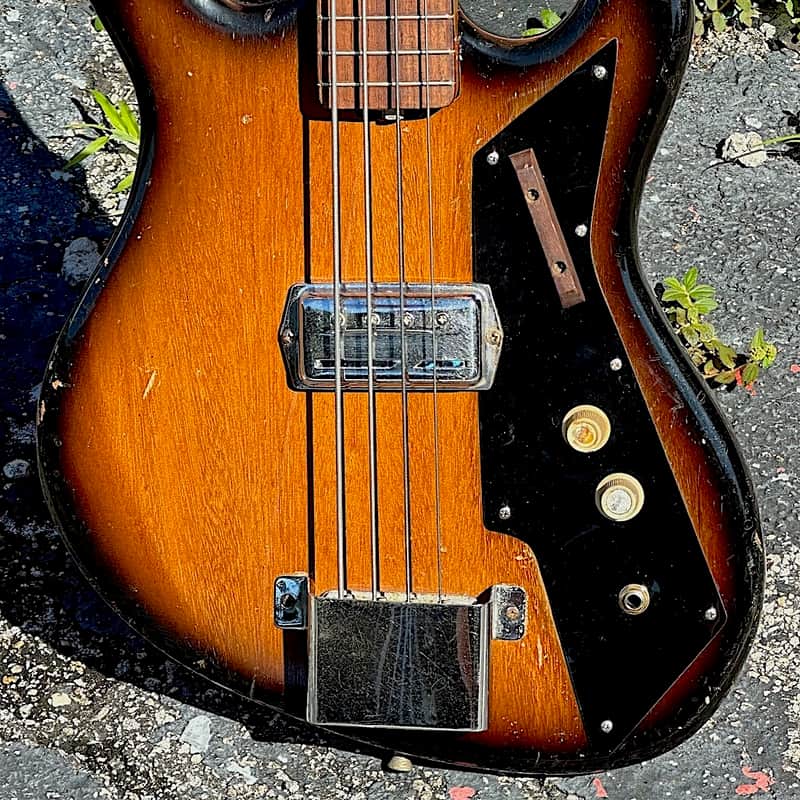 1962 Ibanez model 1901 Bass Sunburst