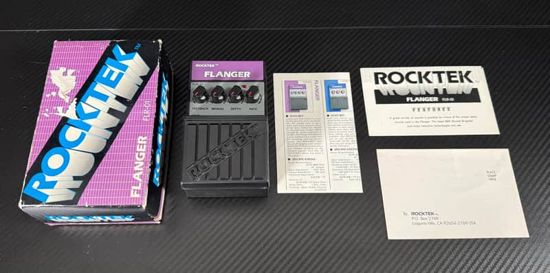 Rocktek FLR-01 Flanger Pedal with Box image 1