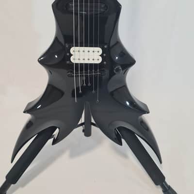 B.C. Rich Draco Onyx + Dimarzio DP100 (Super Distortion) White + Gator Case image 5