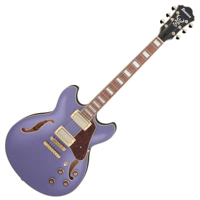 Ibanez AS73G-MPF Artcore Metallic Purple Flat + NEW image 2