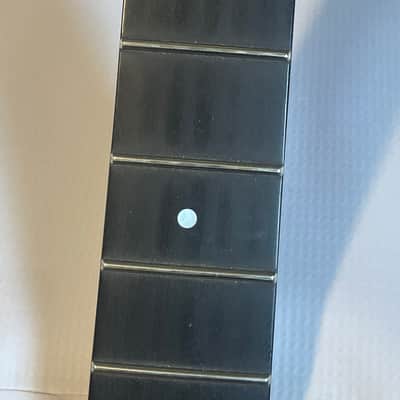 2021 Indonesian Kramer Nightswan Reverse Guitar Neck 24 Fret Floyd Ready Ebony Board Aztec Marble image 11