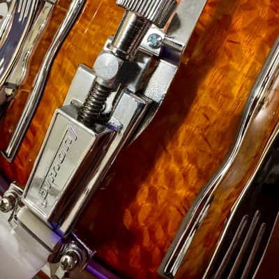 Ludwig 100th Anniversary Legacy Exotic Series (Lacewood Red Burst Finish-RARE) image 7