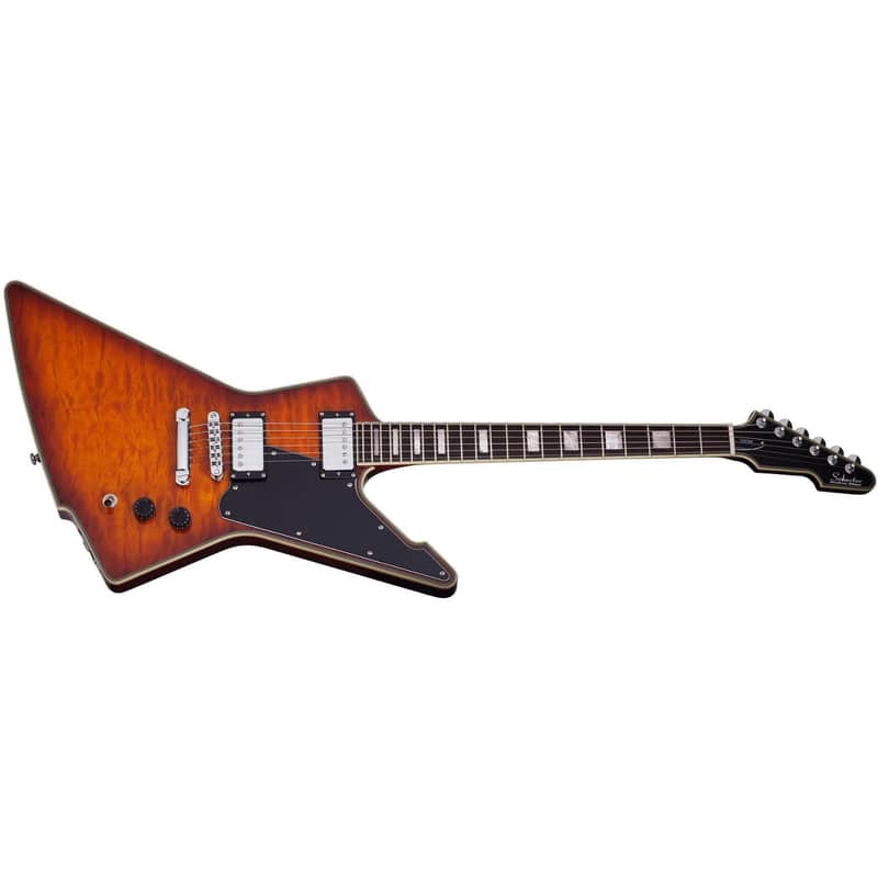 Schecter E-1 Custom Special Edition Guitar - Vintage Sunburst image 1