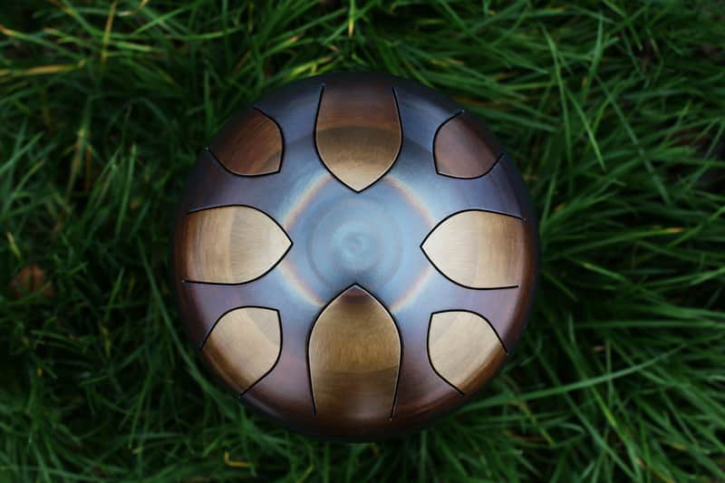 Sound Nest NEST DRUM 9"/22cm Steel Tongue Drum 2022 - Fire Finished image 1
