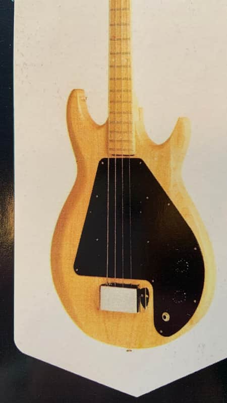 Gibson Grabber 1980 dealer sheet