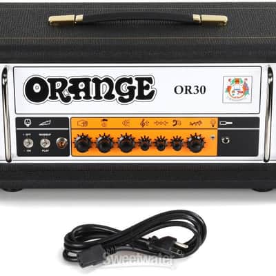 Orange OR30 30-watt 1-channel Tube Amplifier Head - Black (OR30HBKd1) image 7