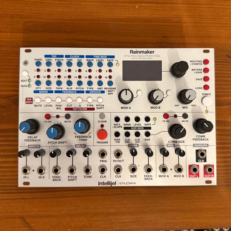 Intellijel Cylonix Rainmaker 16-Channel Delay and Resonator Eurorack Synth Module 2016 - Present - White image 1
